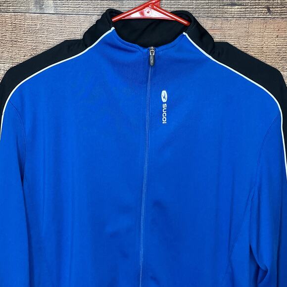 Sugoi Neo Long Sleeve Jersey Cycling Jacket Full Zip Black Blue Size Large - Picture 2 of 10